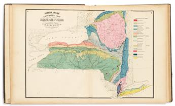 (NEW YORK.) Asher & Adams. New Topographical Map of the State of New York.